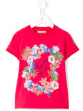 floral print T-shirt 