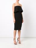 strapless fitted dress