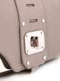 metal plaque shoulder bag