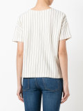 pinstripe pocket blouse 