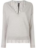 macramé detailing pullover