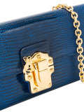 buckle front shoulder bag