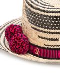 pompom detail hat
