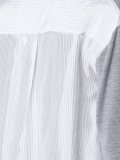 contrast back sweater