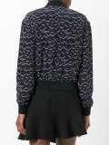 leopard print bomber jacket
