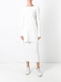 long ribbed jumper