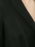 shrunken draped blazer
