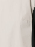 contrast panel T-shirt dress