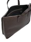 embossed logo laptop bag 