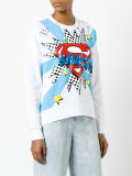 pop art-print sweatshirt