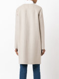 patchwork single breasted coat 