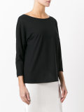boat neck blouse