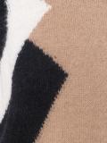 geometric colour block jumper