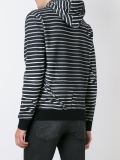 'Swallow' striped hoodie 