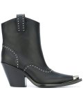 studded Western ankle boots