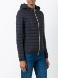 hooded puffer jacket