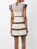 layered frill dress