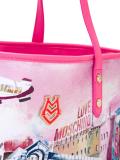 landscape print tote