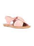 crossover front flat sandals