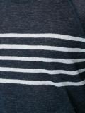 striped trim sweatshirt 