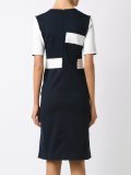 panelled midi dress
