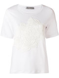 floral embroidered T-shirt 