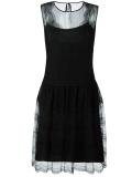 sleeveless lace dress