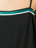 satin-trim tank top