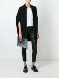 cocoon-style knit jacket 