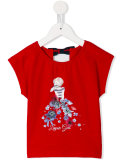 floral print T-shirt 