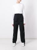 button fastening classic leg trousers