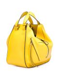 zip detailing shoulder bag