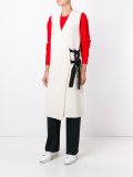 knitted sleeveless tunic