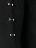 stud embellished roll neck jumper