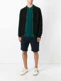 zipped bomber jacket 