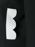 contrast bomber jacket