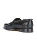 studded trim loafers