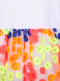 flower apploqué dress