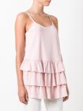 ruffled hem tank top 