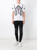 mask print T-shirt
