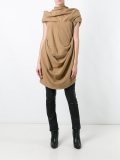 draped knitted top
