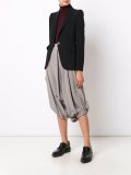 cropped draped trousers