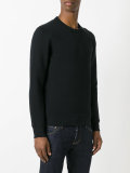 embroidered logo sweatshirt