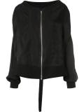 zipped oversized jacket 