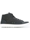 lace up hi-top sneakers