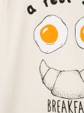 feel good print T-shirt
