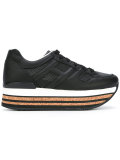 platform lace-up sneakers