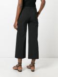 straight cropped trousers