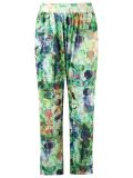 abstract print trousers