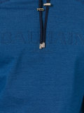 quilted logo hoodie